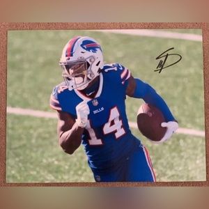 Stefon Diggs Autographed Photo Buffalo Bills 8.5x11